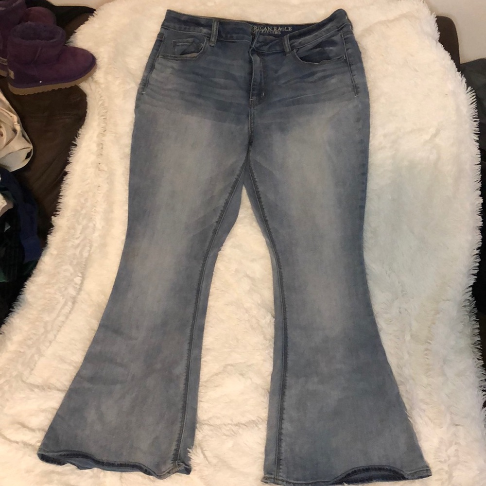 American eagle flared jeans